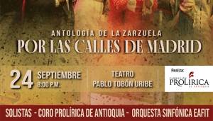 Antología de la zarzuela Por las calles de Madrid