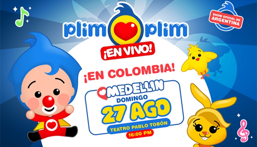 Plim Plim llegará a Telemedellín - Kids