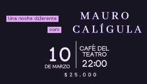 Mauro Calígula en concierto