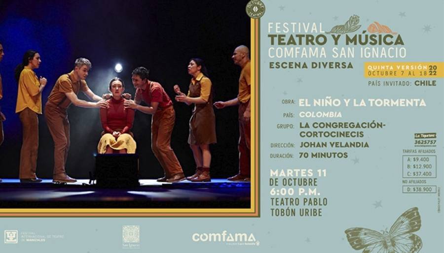 El niño y la tormenta - Festival Teatro y Música Comfama San Ignacio 2022