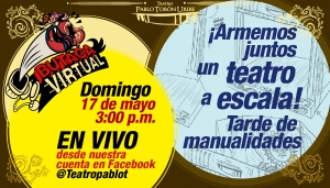 #ButacaVirtual - Taller de manualidades ¡Arma tu teatro en casa!