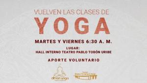 Clases de yoga con la Fundación Atman Yoga