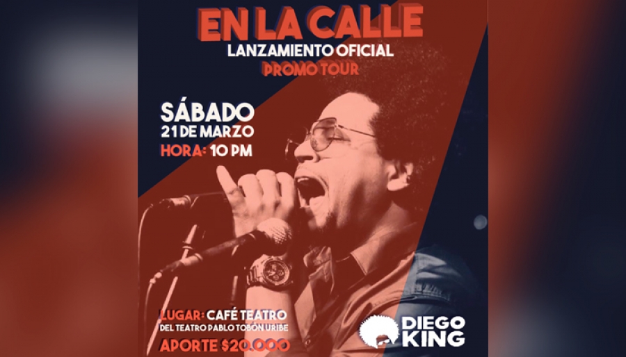 Diego King en concierto - Lanzamiento oficial &quot;En la calle&quot;